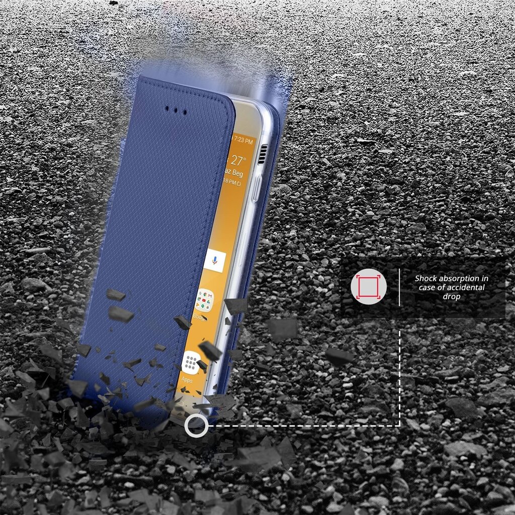 Moozy Case Flip Cover Samsung A5 2017 -puhelimelle, tummansininen hinta ja tiedot | Puhelimen kuoret ja kotelot | hobbyhall.fi