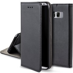 Moozy Case Flip Cover Samsung S8 -puhelimelle, musta hinta ja tiedot | Puhelimen kuoret ja kotelot | hobbyhall.fi