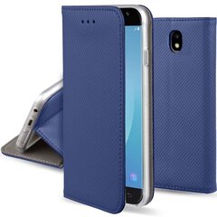 Moozy Case Flip Cover Samsung J5 2017 -puhelimelle, tummansininen hinta ja tiedot | Puhelimen kuoret ja kotelot | hobbyhall.fi