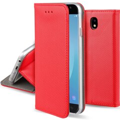 Moozy Case Flip Cover Samsung J5 2017 -puhelimelle, punainen hinta ja tiedot | Puhelimen kuoret ja kotelot | hobbyhall.fi