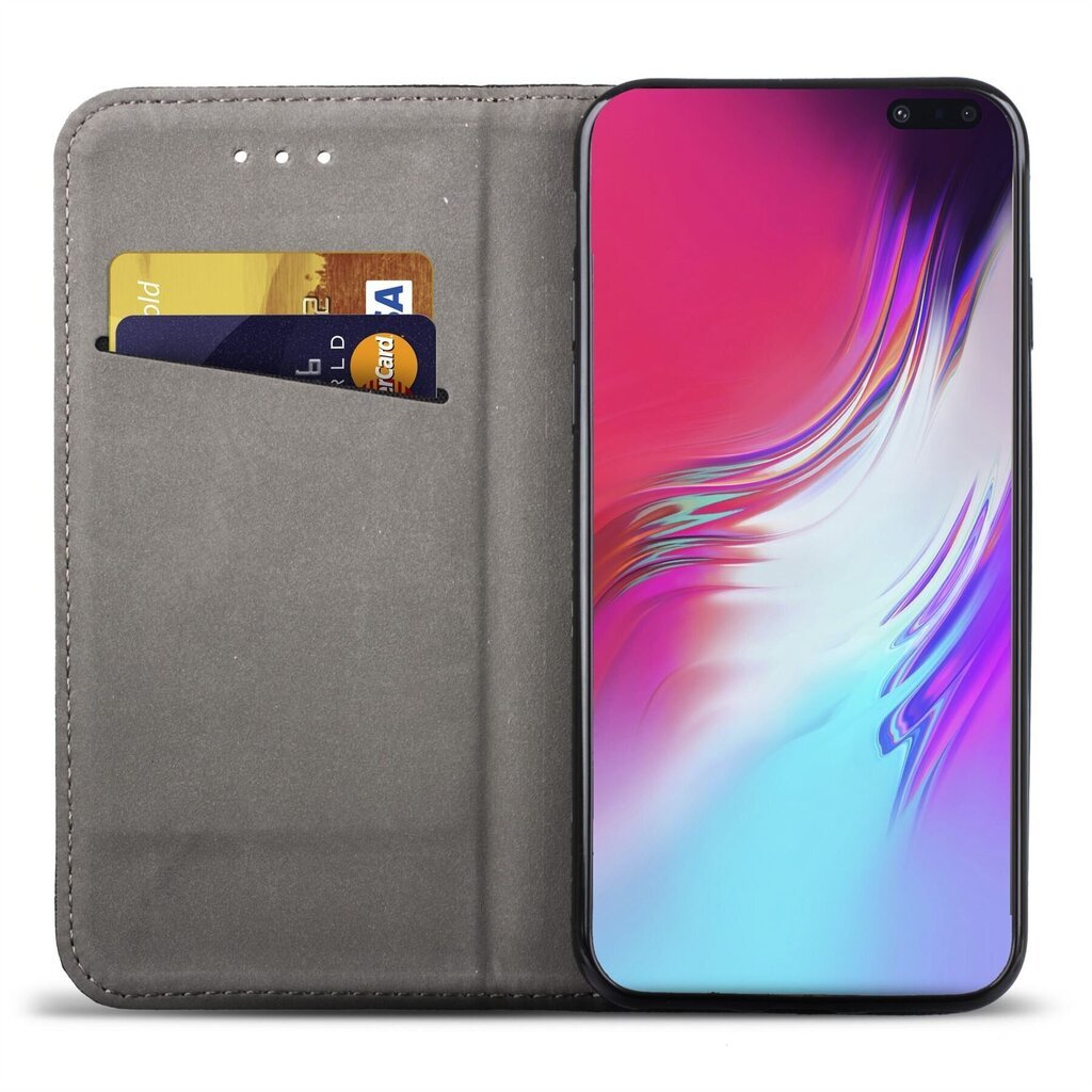 Moozy Case Flip Cover Samsung S10 -puhelimelle, musta hinta ja tiedot | Puhelimen kuoret ja kotelot | hobbyhall.fi