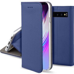 Moozy Case Flip Cover Samsung S10 -puhelimelle, tummansininen hinta ja tiedot | Puhelimen kuoret ja kotelot | hobbyhall.fi