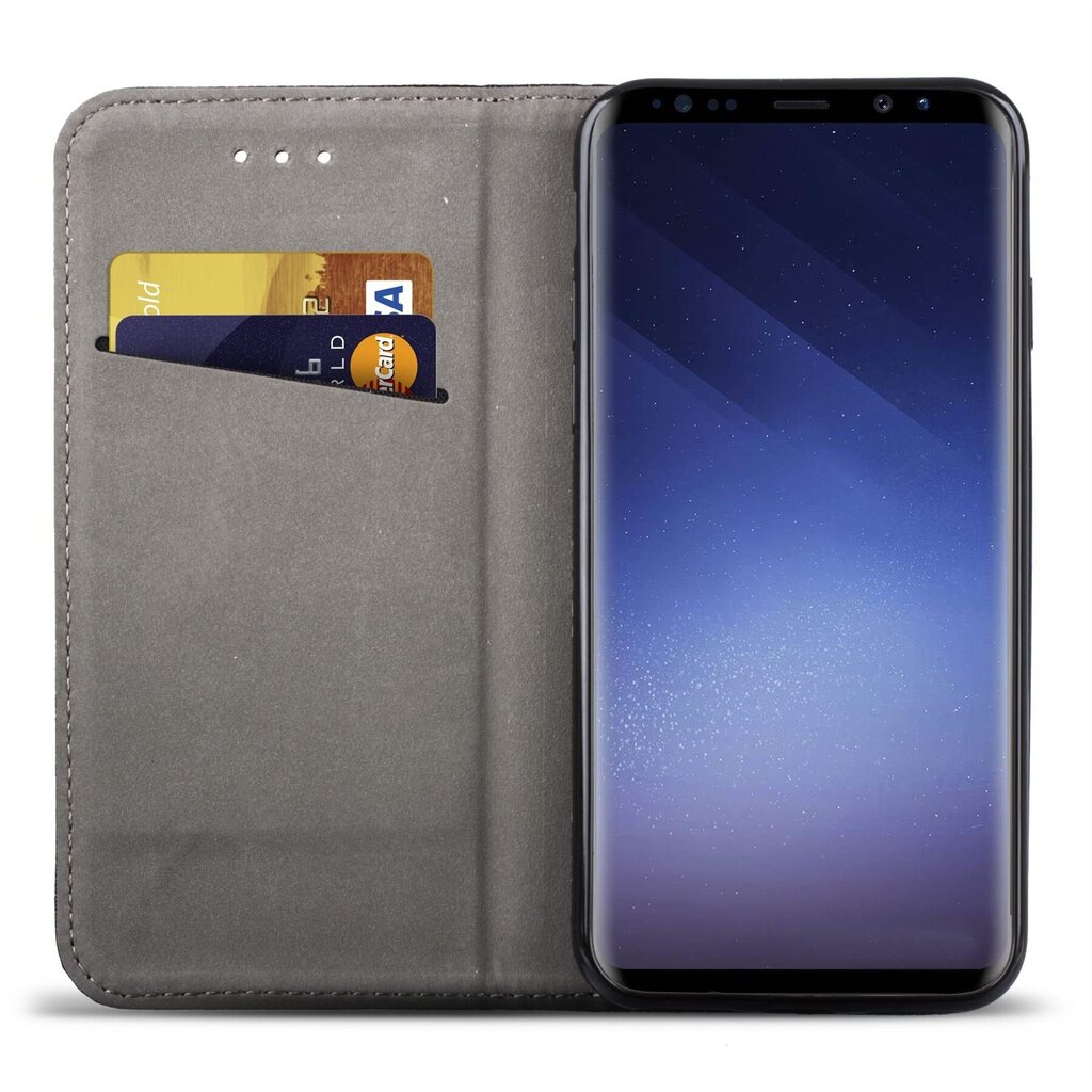 Moozy Case Flip Cover Samsung S9 Plus -puhelimelle, musta hinta ja tiedot | Puhelimen kuoret ja kotelot | hobbyhall.fi