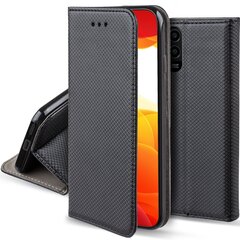 Moozy Case Flip Cover Xiaomi Mi 10 Lite 5G, musta hinta ja tiedot | Puhelimen kuoret ja kotelot | hobbyhall.fi