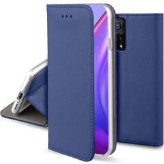 Moozy Case Flip Cover Xiaomi Mi 10T 5G:lle ja Mi 10T Pro 5G:lle, Tummansininen hinta ja tiedot | Puhelimen kuoret ja kotelot | hobbyhall.fi