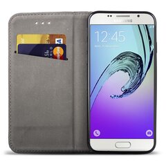 Moozy Case Flip Cover Samsung J3 2016 -puhelimelle, musta hinta ja tiedot | Puhelimen kuoret ja kotelot | hobbyhall.fi