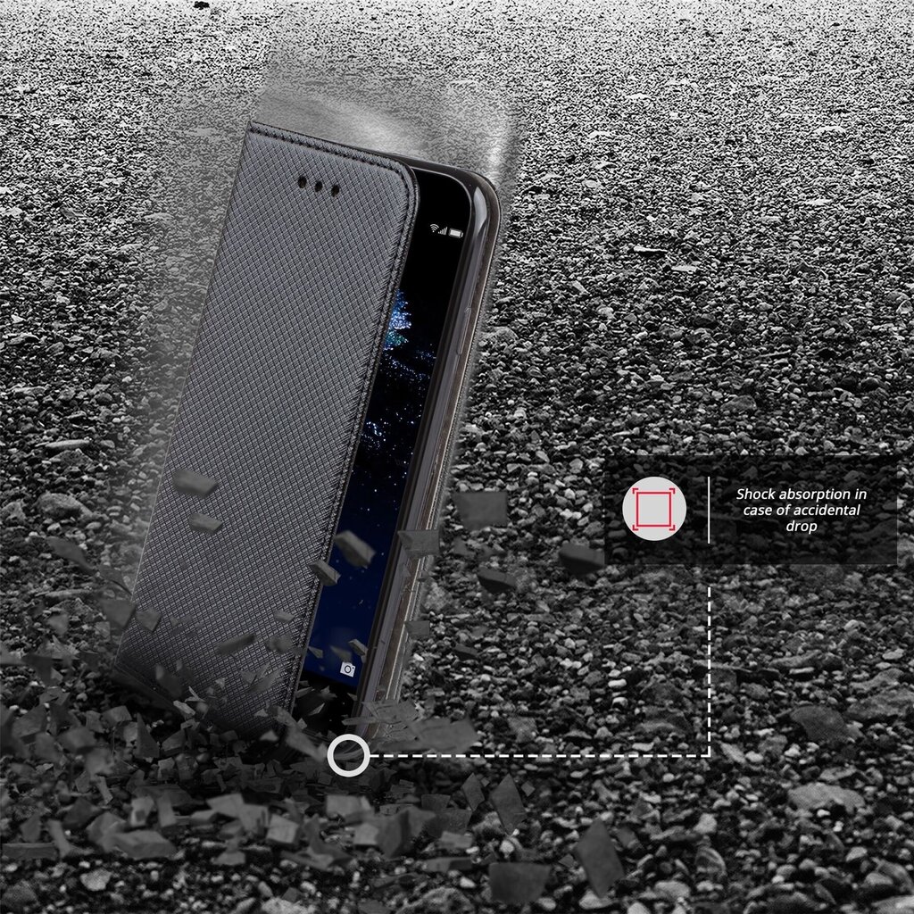 Moozy Case Flip Cover -suoja Huawei P10 Lite -puhelimelle, musta hinta ja tiedot | Puhelimen kuoret ja kotelot | hobbyhall.fi