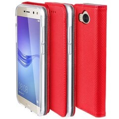 Moozy Case Flip Cover -suoja Huawei Y6 2017 -puhelimelle, punainen hinta ja tiedot | Puhelimen kuoret ja kotelot | hobbyhall.fi