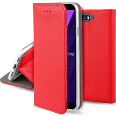 Moozy Case Flip Cover -suoja Huawei Y6 2018 -puhelimelle, punainen hinta ja tiedot | Puhelimen kuoret ja kotelot | hobbyhall.fi