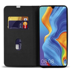 Moozy lompakkokotelo Huawei P30 Lite -puhelimelle, musta hiili hinta ja tiedot | Puhelimen kuoret ja kotelot | hobbyhall.fi