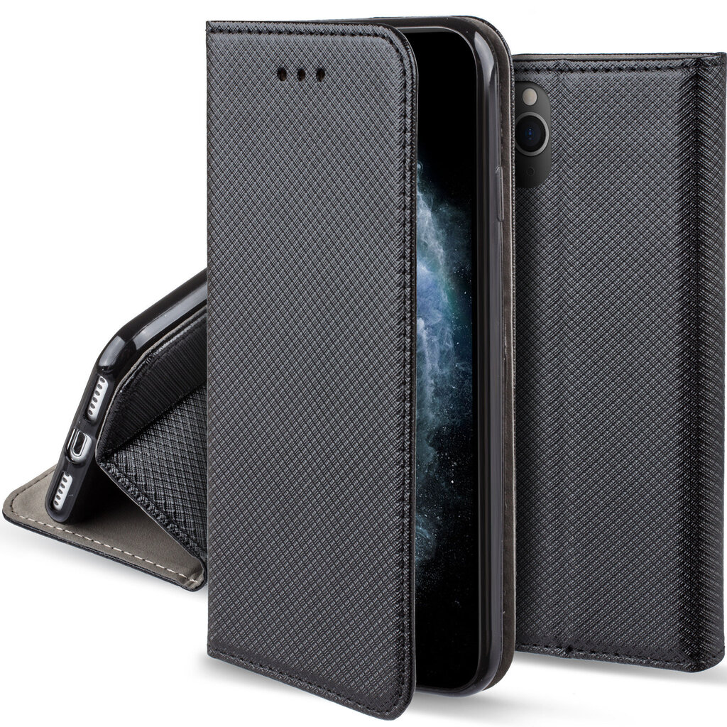 Moozy Case Flip Cover iPhone 11 Prolle, musta hinta ja tiedot | Puhelimen kuoret ja kotelot | hobbyhall.fi