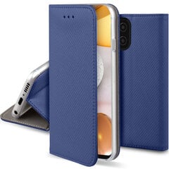 Moozy Case Flip Cover Samsung A42 5G, Tummansininen hinta ja tiedot | Puhelimen kuoret ja kotelot | hobbyhall.fi