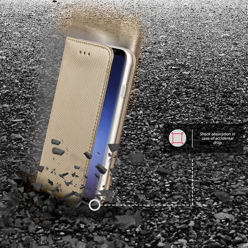 Moozy Case Flip Cover Samsung S9 -puhelimelle, Gold hinta ja tiedot | Puhelimen kuoret ja kotelot | hobbyhall.fi