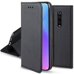 Moozy Case Flip Cover Xiaomi Mi 9T:lle, Xiaomi Mi 9T Prolle, Redmi K20:lle, musta hinta ja tiedot | Puhelimen kuoret ja kotelot | hobbyhall.fi