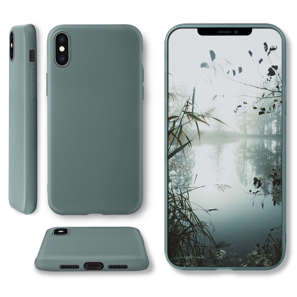 Moozy Minimalist -sarjan silikonikotelo iPhone XR:lle, sininen harmaa hinta ja tiedot | Puhelimen kuoret ja kotelot | hobbyhall.fi