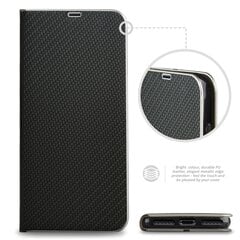 Moozy Wallet Case iPhone SE 2020:lle, iPhone 7:lle, iPhone 8:lle, Black Carbon hinta ja tiedot | Puhelimen kuoret ja kotelot | hobbyhall.fi