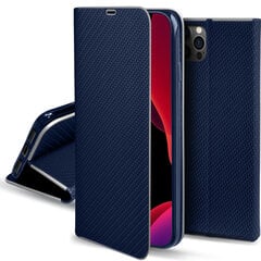 Moozy Wallet Case iPhone 12 Pro Max -puhelimelle, Tummansininen Carbon hinta ja tiedot | Puhelimen kuoret ja kotelot | hobbyhall.fi