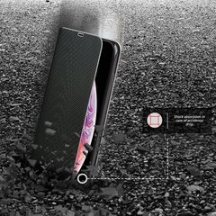 Moozy Wallet Case iPhone X:lle, iPhone XS:lle, Black Carbon hinta ja tiedot | Puhelimen kuoret ja kotelot | hobbyhall.fi