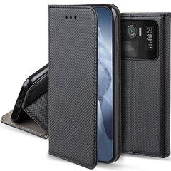 Moozy Case Flip Cover Xiaomi Mi 11 Ultralle, musta hinta ja tiedot | Puhelimen kuoret ja kotelot | hobbyhall.fi