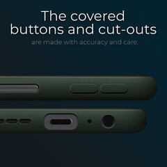 Moozy Lifestyle, suunniteltu Xiaomi Redmi Note 10:lle, Redmi Note 10S -kotelolle, tummanvihreä hinta ja tiedot | Puhelimen kuoret ja kotelot | hobbyhall.fi
