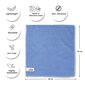 VILSTO Easy Clean Cloth -mikrokuituliina, 30x30 cm, 10 kpl, Sininen hinta ja tiedot | Siivoustarvikkeet | hobbyhall.fi