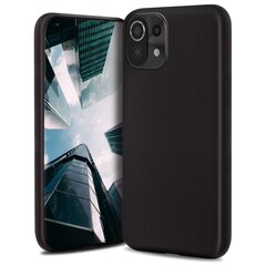 Moozy Lifestyle, Silikonikotelo Xiaomi Mi 11 Lite 5G:lle ja 4G:lle, musta hinta ja tiedot | Puhelimen kuoret ja kotelot | hobbyhall.fi