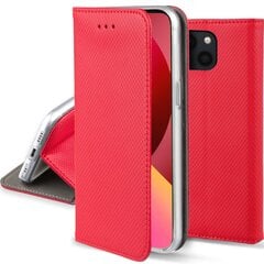 Moozy Case Flip Cover iPhone 13 Minille, punainen hinta ja tiedot | Puhelimen kuoret ja kotelot | hobbyhall.fi