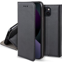 Moozy Case Flip Cover iPhone 13:lle, musta hinta ja tiedot | Puhelimen kuoret ja kotelot | hobbyhall.fi