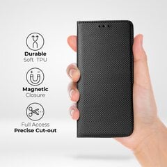 Moozy Case Flip Cover Samsung A22 4G:lle, musta hinta ja tiedot | Puhelimen kuoret ja kotelot | hobbyhall.fi