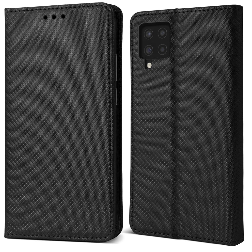 Moozy Case Flip Cover Samsung A22 4G:lle, musta hinta ja tiedot | Puhelimen kuoret ja kotelot | hobbyhall.fi