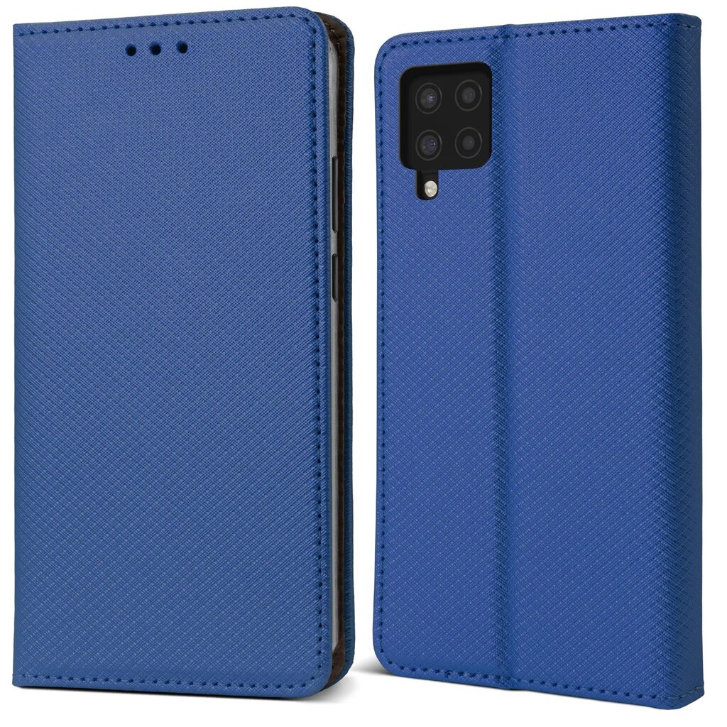 Moozy Case Flip Cover Samsung A22 4G:lle, tummansininen hinta ja tiedot | Puhelimen kuoret ja kotelot | hobbyhall.fi