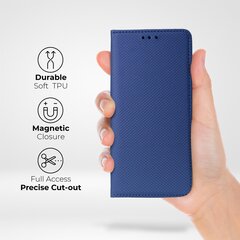 Moozy Case Flip Cover Samsung S22 -puhelimelle, tummansininen hinta ja tiedot | Puhelimen kuoret ja kotelot | hobbyhall.fi