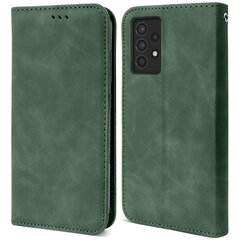 Moozy Marble Green Flip Case Samsung A52s 5G:lle ja Samsung A52:lle hinta ja tiedot | Puhelimen kuoret ja kotelot | hobbyhall.fi