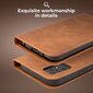 Moozy Marble Brown Flip Case Samsung A52s 5G:lle ja Samsung A52:lle hinta ja tiedot | Puhelimen kuoret ja kotelot | hobbyhall.fi