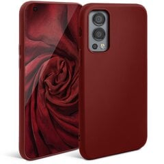 Moozy Minimalist -sarjan silikonikotelo OnePlus Nord 2 -puhelimelle, viininpunainen hinta ja tiedot | Puhelimen kuoret ja kotelot | hobbyhall.fi