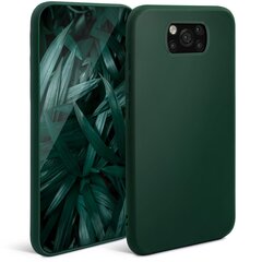 Moozy Minimalist -sarjan silikonikotelo Xiaomi Poco X3 Prolle ja X3 NFC:lle, Midnight Green hinta ja tiedot | Puhelimen kuoret ja kotelot | hobbyhall.fi