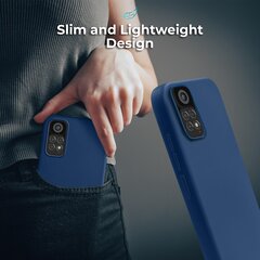 Moozy Lifestyle, Silikonikotelo Xiaomi Redmi Note 11:lle ja 11S:lle, Midnight Blue hinta ja tiedot | Puhelimen kuoret ja kotelot | hobbyhall.fi