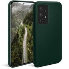 Moozy Minimalist -sarjan silikonikotelo Samsung A33 5G, Midnight Green hinta ja tiedot | Puhelimen kuoret ja kotelot | hobbyhall.fi