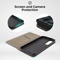 Moozy Case Flip Cover Xiaomi 12:lle ja Xiaomi 12X:lle, musta hinta ja tiedot | Puhelimen kuoret ja kotelot | hobbyhall.fi