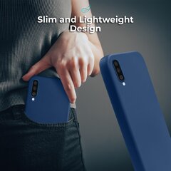 Moozy Lifestyle, Silikonikotelo Samsung A50:lle, Midnight Blue hinta ja tiedot | Puhelimen kuoret ja kotelot | hobbyhall.fi