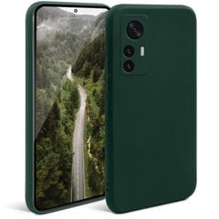 Moozy Minimalist -sarjan silikonikotelo Xiaomi 12 Prolle, Midnight Green hinta ja tiedot | Puhelimen kuoret ja kotelot | hobbyhall.fi