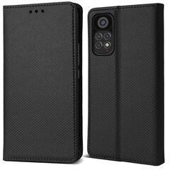 Moozy Case Flip Cover Xiaomi Redmi Note 11 Pro 5G/4G:lle, musta hinta ja tiedot | Puhelimen kuoret ja kotelot | hobbyhall.fi