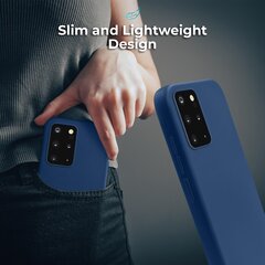 Moozy Lifestyle, Silikonikotelo Samsung S20 Plus -puhelimelle, Midnight Blue hinta ja tiedot | Puhelimen kuoret ja kotelot | hobbyhall.fi