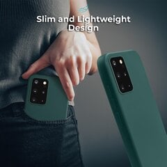 Moozy Lifestyle, Silikonikotelo Samsung S20 Plus -puhelimelle, Tummanvihreä hinta ja tiedot | Puhelimen kuoret ja kotelot | hobbyhall.fi
