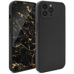 Moozy Minimalist -sarjan silikonikotelo iPhone 14 Pro Max -puhelimelle, musta hinta ja tiedot | Puhelimen kuoret ja kotelot | hobbyhall.fi