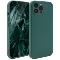 Moozy Minimalist -sarjan silikonikotelo iPhone 14 Pro Max -puhelimelle, tummanvihreä hinta ja tiedot | Puhelimen kuoret ja kotelot | hobbyhall.fi