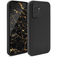 Moozy Minimalist -sarjan silikonikotelo Xiaomi Redmi Note 10 Prolle ja Note 10 Pro Maxille, musta hinta ja tiedot | Puhelimen kuoret ja kotelot | hobbyhall.fi