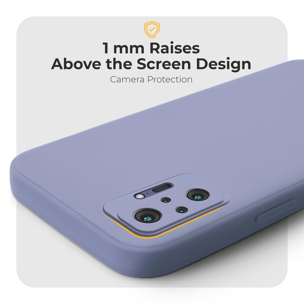 Moozy Minimalist -sarjan silikonikotelo Xiaomi Redmi Note 10 Prolle ja Note 10 Pro Maxille, sininen harmaa hinta ja tiedot | Puhelimen kuoret ja kotelot | hobbyhall.fi