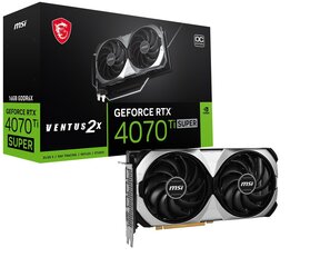 MSI GeForce RTX 4070 Ti Super Ventus 2X OC (4070TISUP16GVEN2XOC) hinta ja tiedot | Näytönohjaimet | hobbyhall.fi