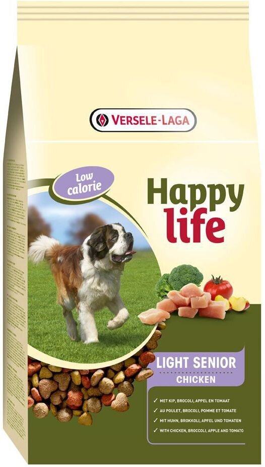 Versele-Laga Light Senior Chicken iäkkäille ja ylipainoisille koirille, kana, 15 kg hinta ja tiedot | Koiran kuivaruoka | hobbyhall.fi